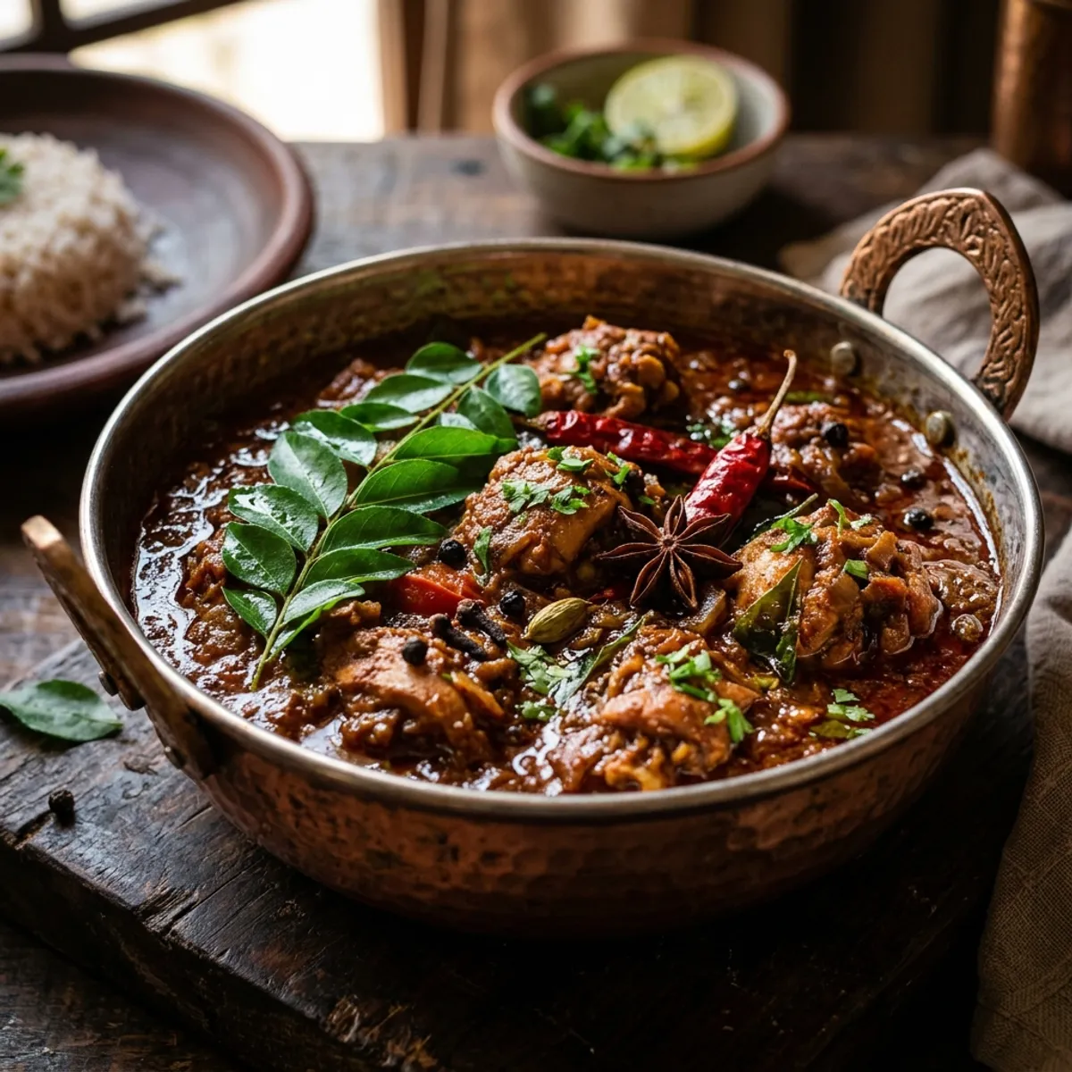 Rich Chettinad curries with authentic spices